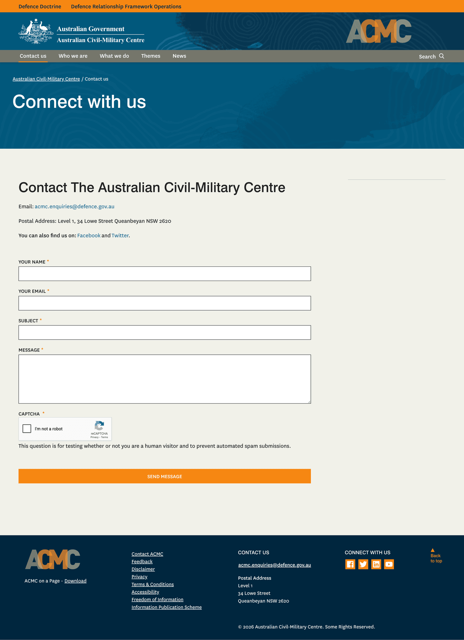 ACMC - Screencapture Acmc Gov Au Contact Acmc 2026 02 20 21 26 38