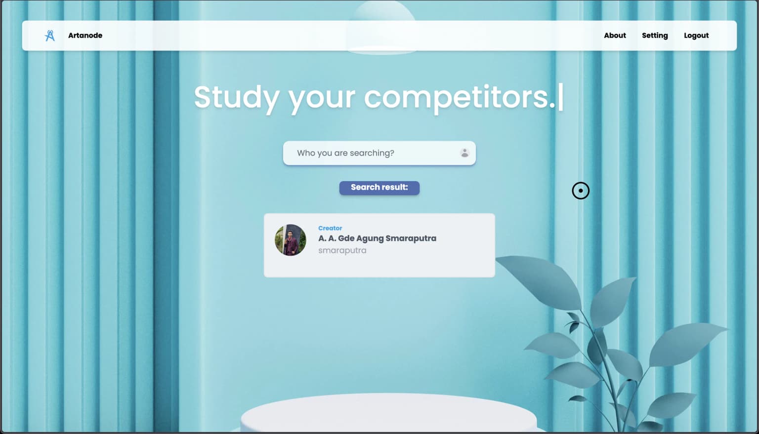 Artanode - Main Page Light