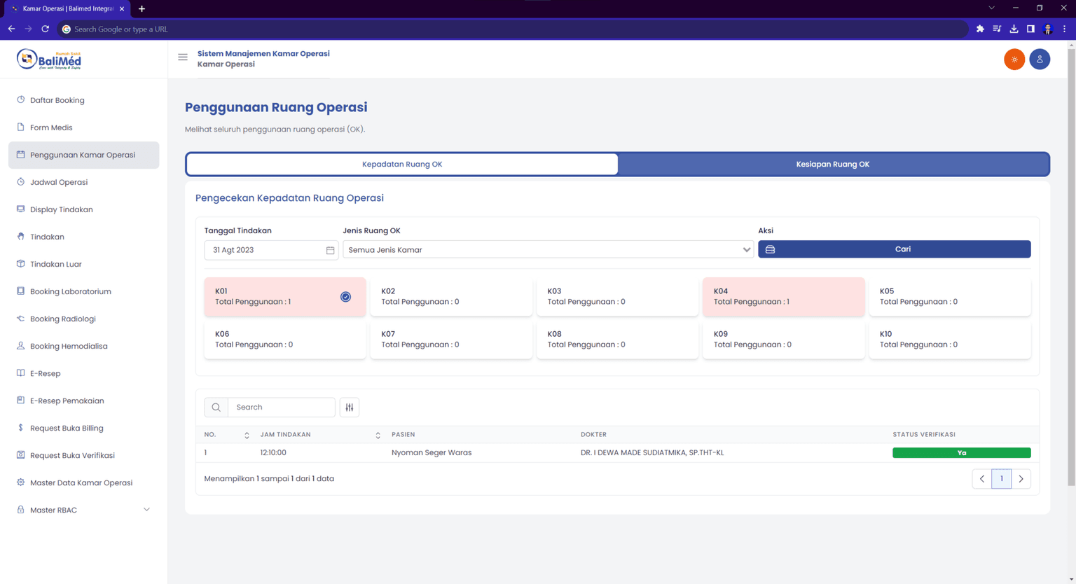 BaliMed Hospital System - Operating Room 3