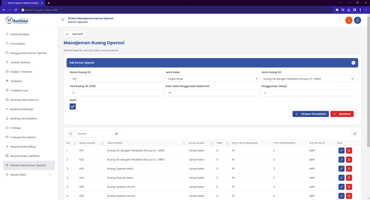 BaliMed Hospital System - Operating Room 6