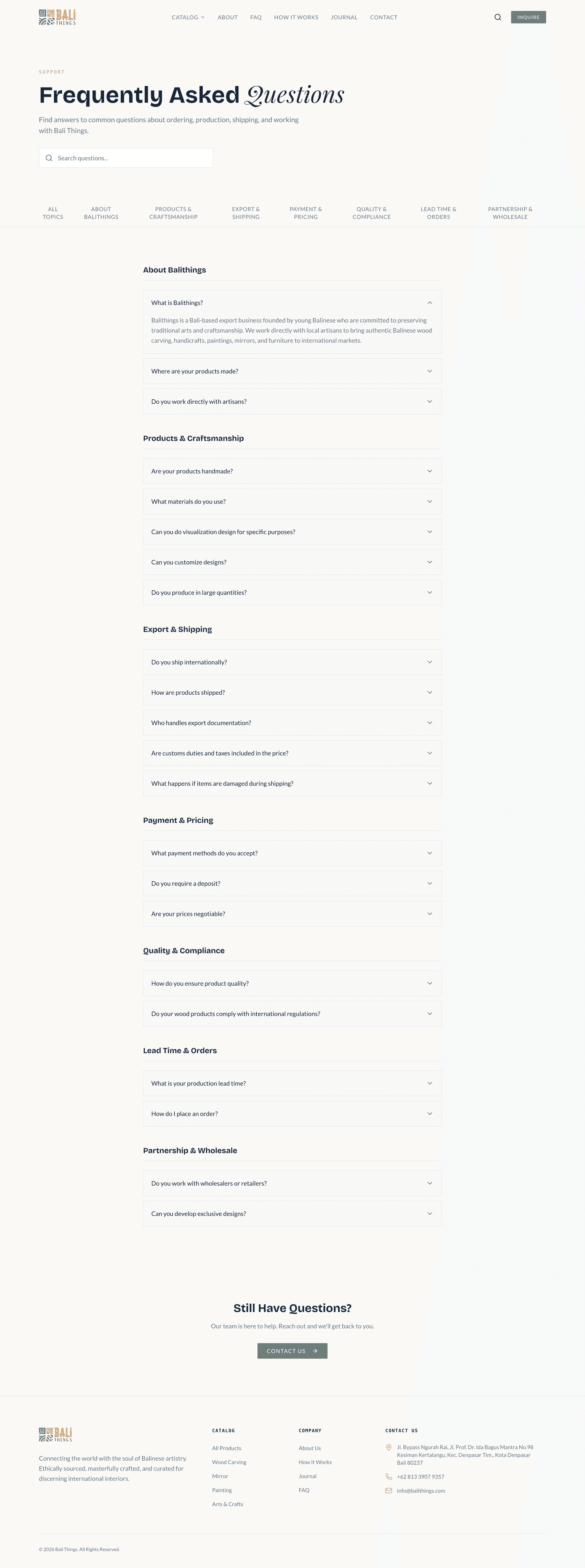 Balithings - Screencapture Balithings Faq 2026 02 21 00 28 53