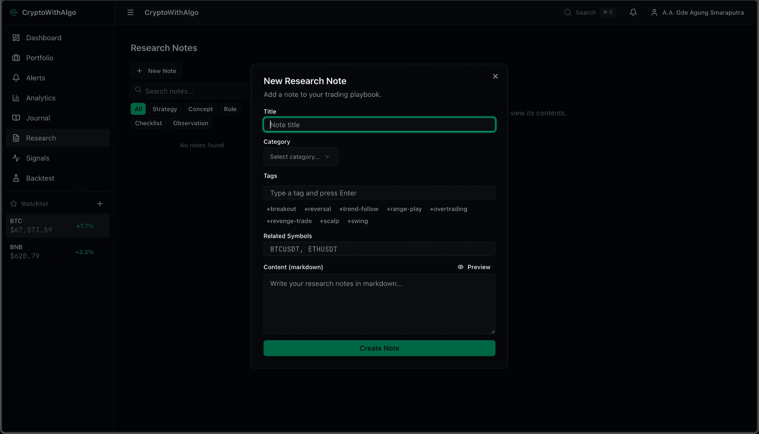 CryptoWithAlgo - Screenshot 2026 02 21 At 01.07.52