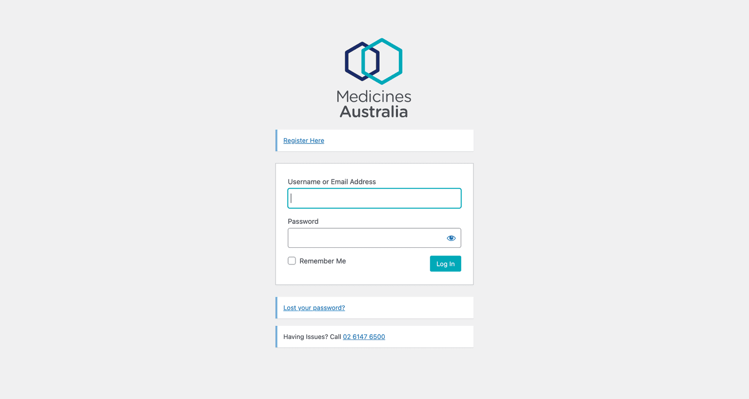 Medicines Australia screenshot