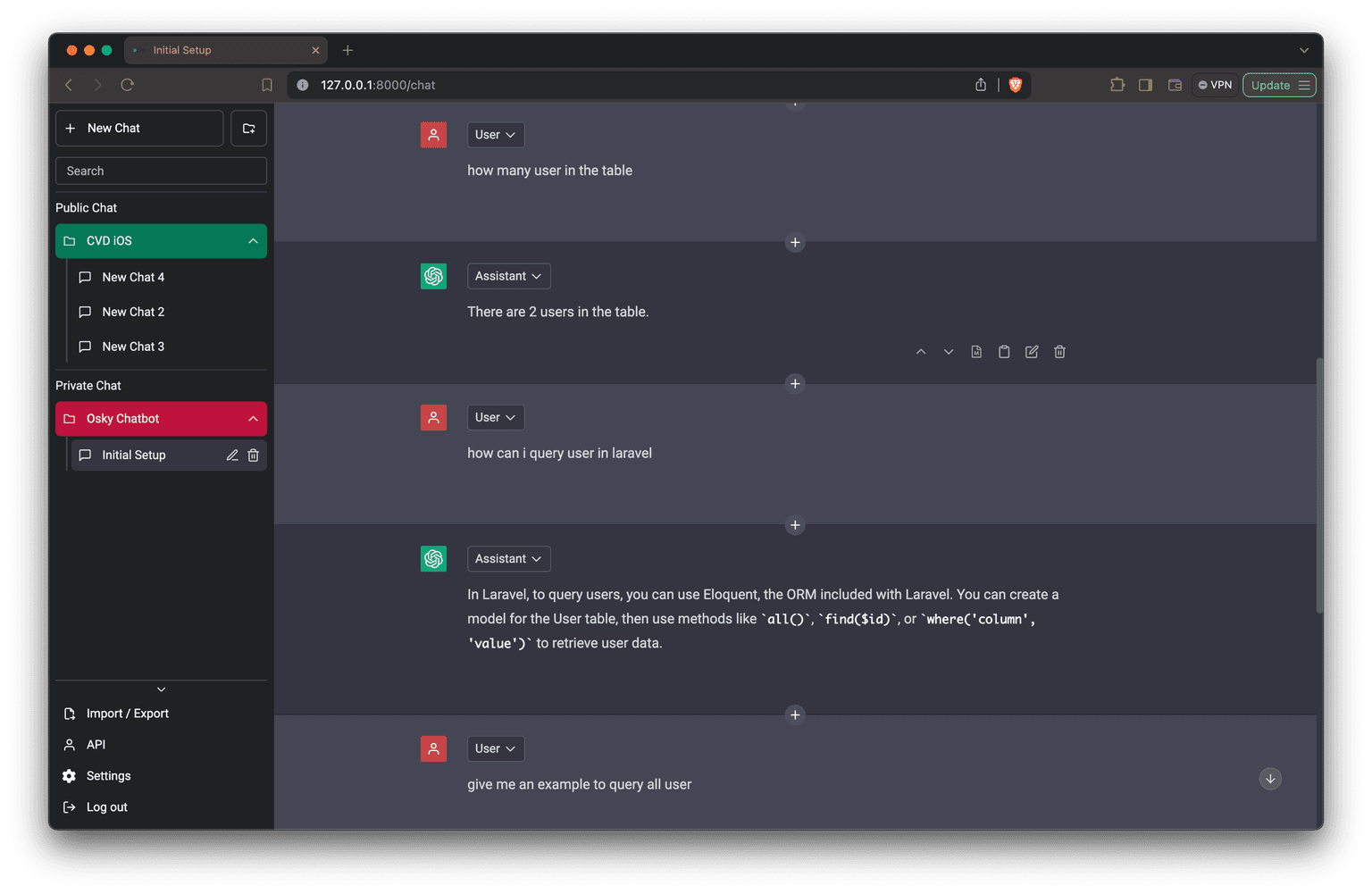 Osky AI Chatbot - Screenshot 2024 09 05 At 23.48.05