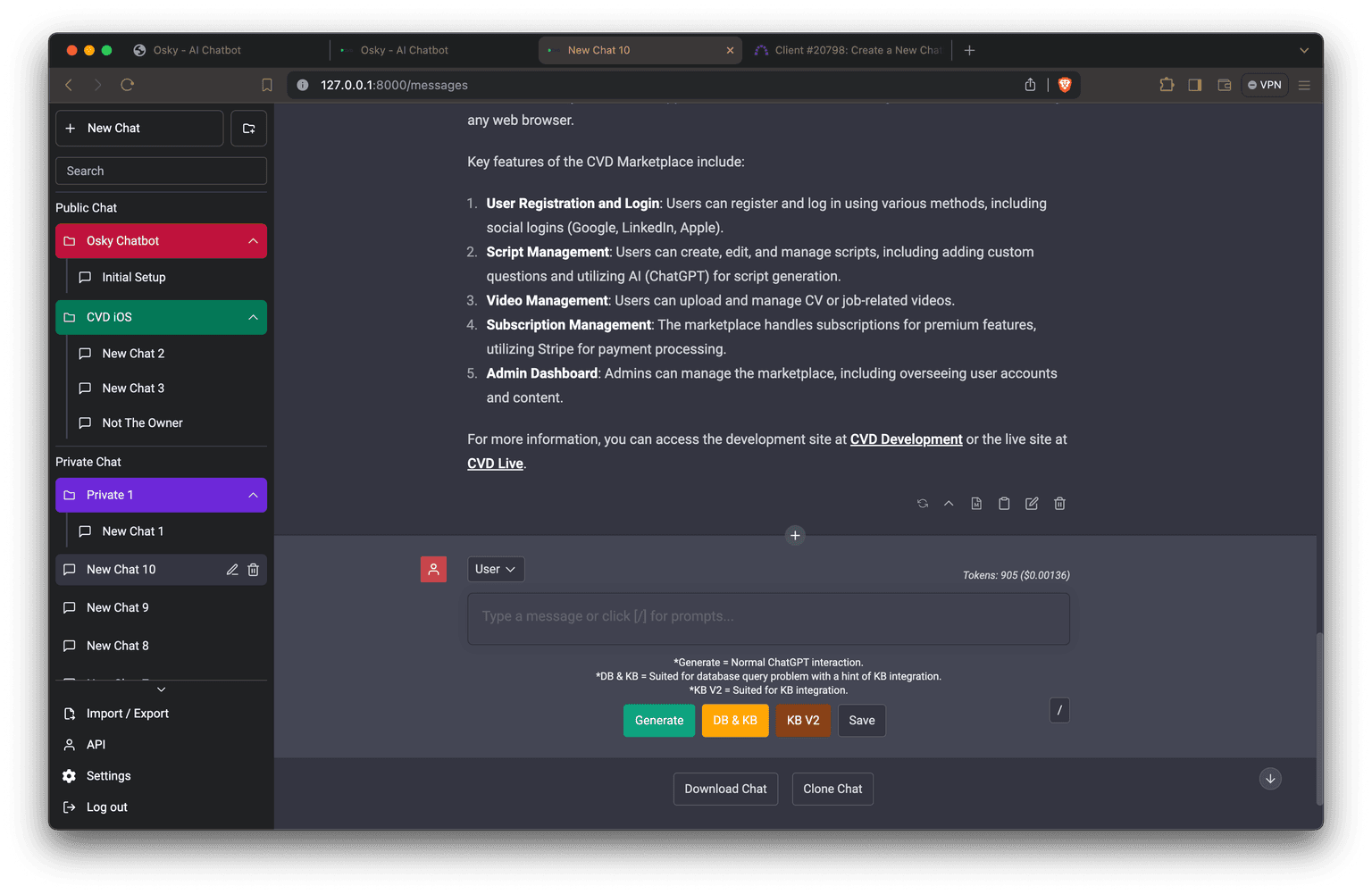 Osky AI Chatbot - Screenshot 2024 10 01 At 06.53.53
