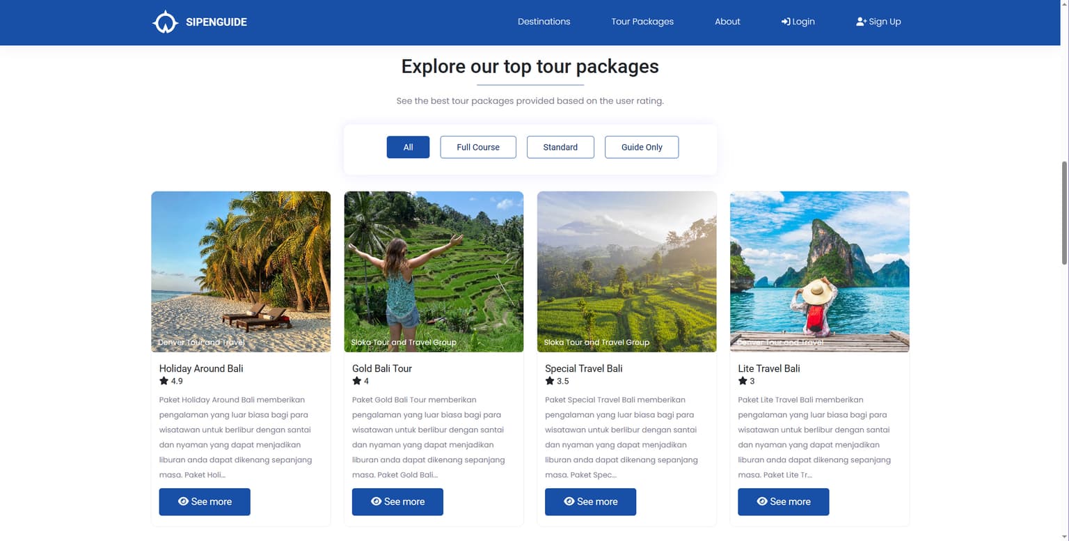 SIPENGUIDE - Best Package