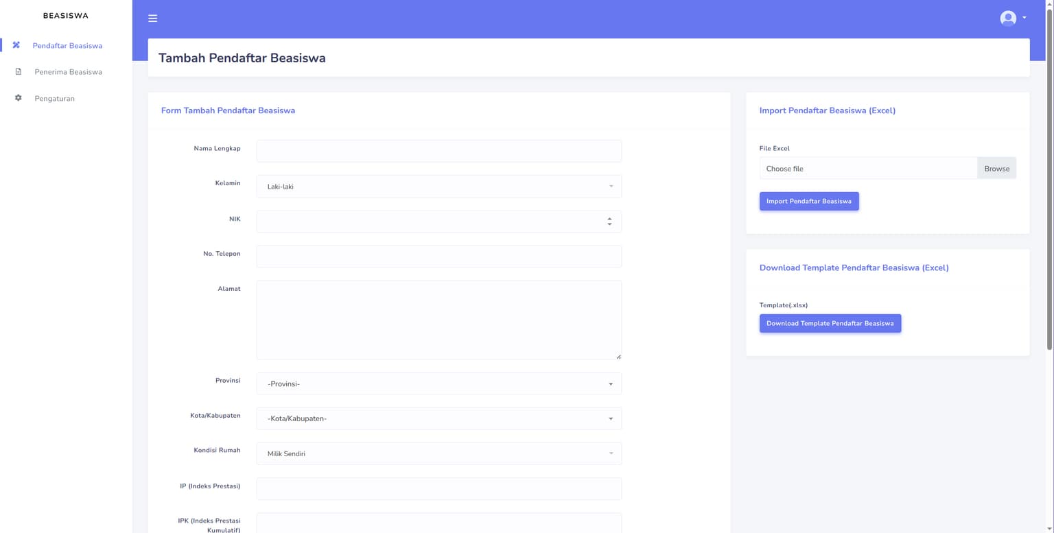 Scholarship Awardee Nominator - Candidate Input