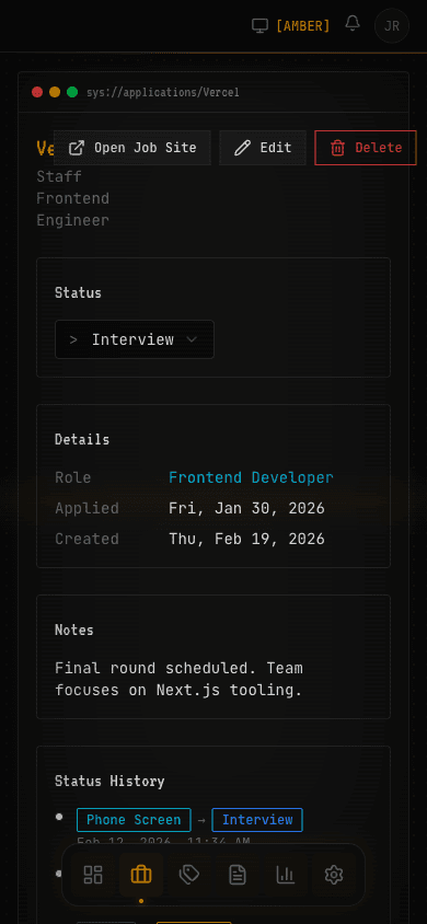 Tracked Your Future - 15 App Detail Mobile