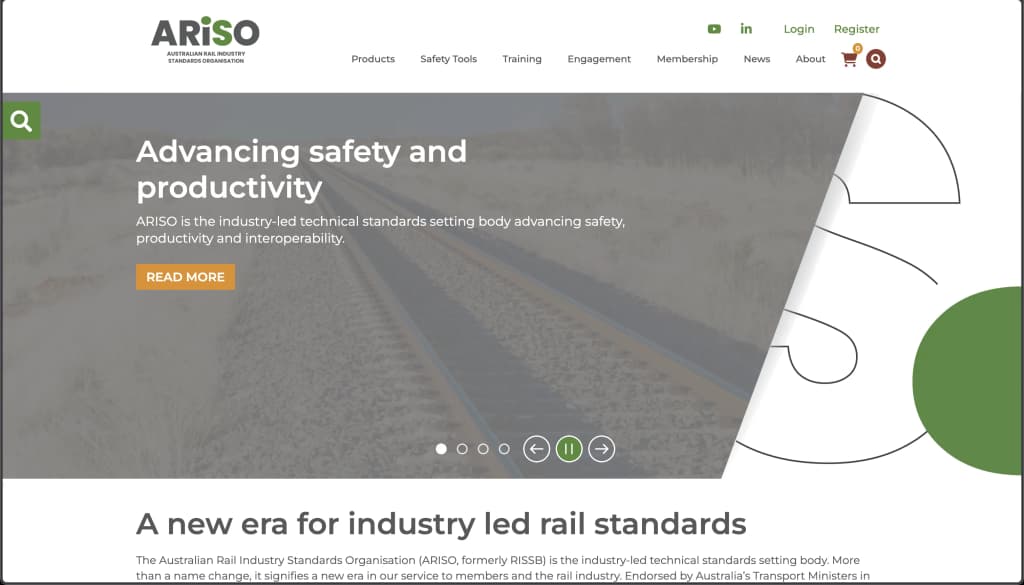 ARISO (RISSB) Training screenshot